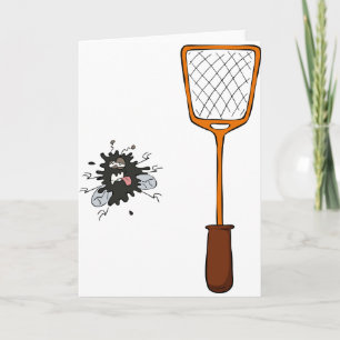 Fly Swat Greeting Cards Kort