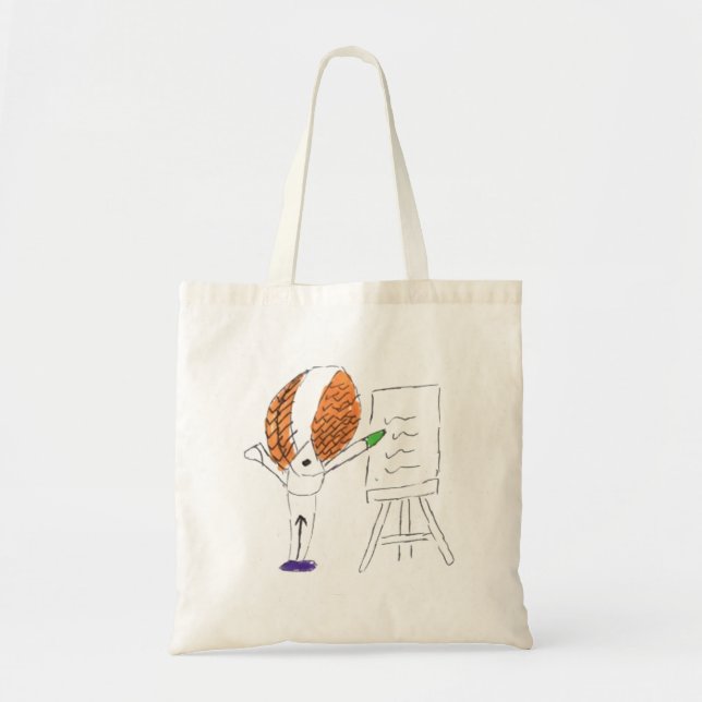 Fly Teacher Budget Tote Tygkasse (Framsidan)
