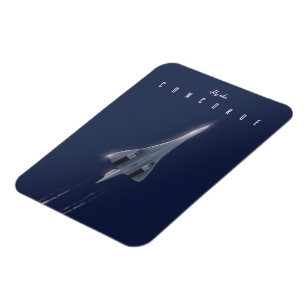 Fly the Concorde Travel-affisch Magnet