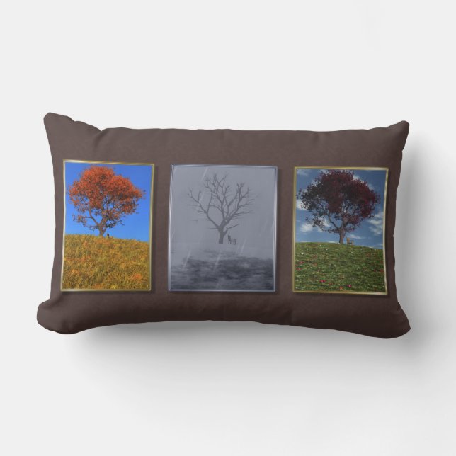 Fly the Years Triptych Pillow Lumbarkudde (Framsida)