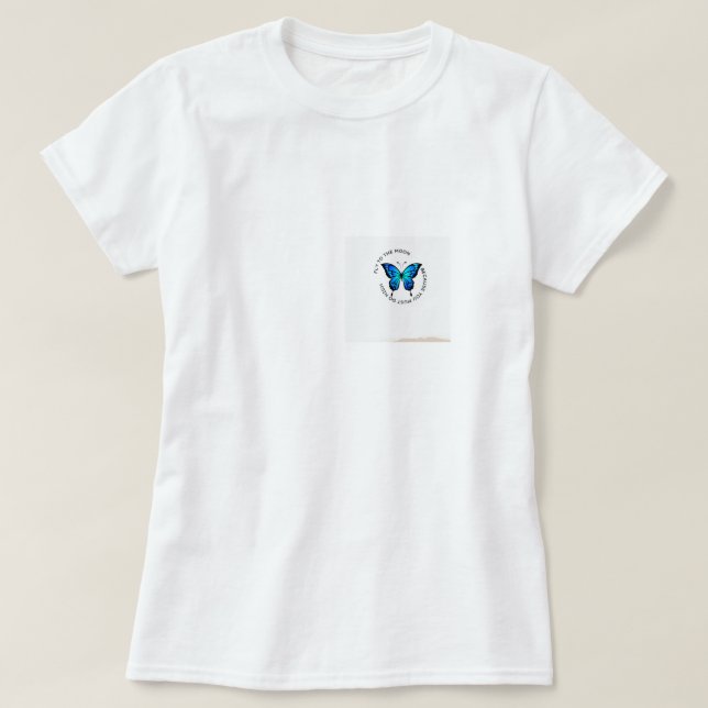 FLY TILL MÅNE T SHIRT (Design framsida)