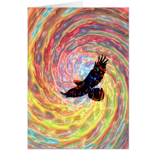 Fly Tillfällen Blank Inside Greeting Card Hälsningskort (Framsidan)