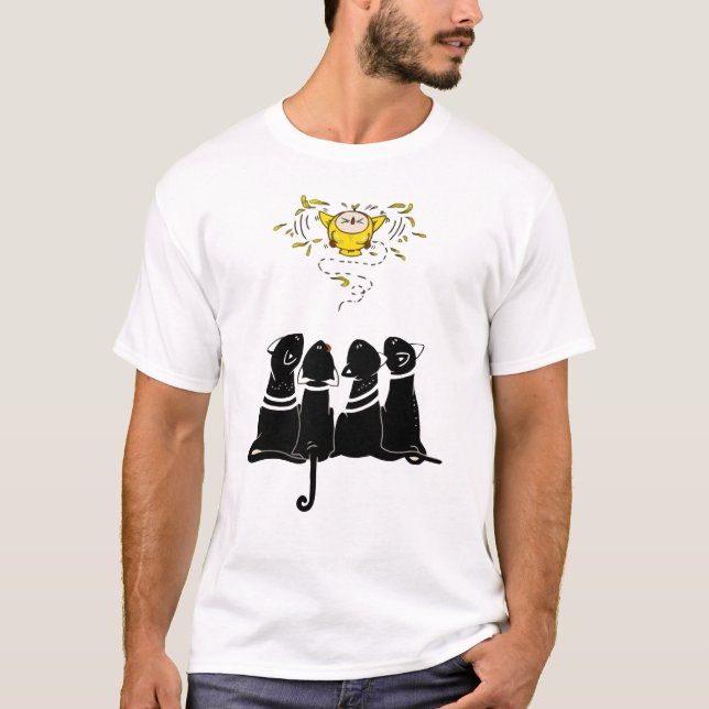 Fly Tjock Bird Fly T Shirt (Framsida)
