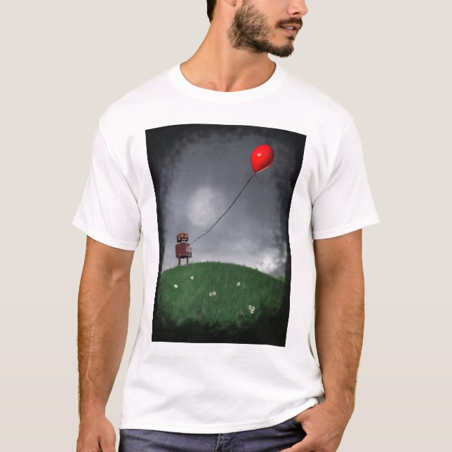 Fly Your Little Red Baloon T-Shirt (Framsida)