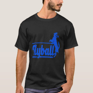 Flyball Coola Retro Hund design finns T Shirt
