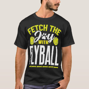 Flyball Hund Sport Flyball Hämta Glädje Med Flybal T Shirt