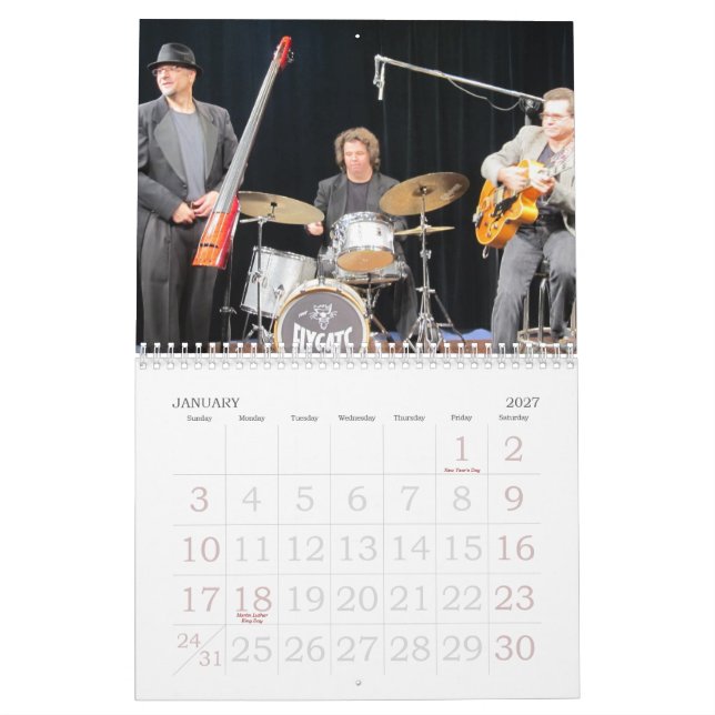 FlyCats väggkalender 2013 Kalender (Jan 2027)
