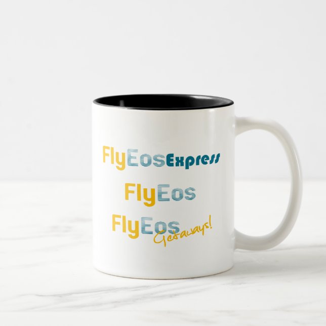 FlyEos gruppmugg Två-Tonad Mugg (Höger)