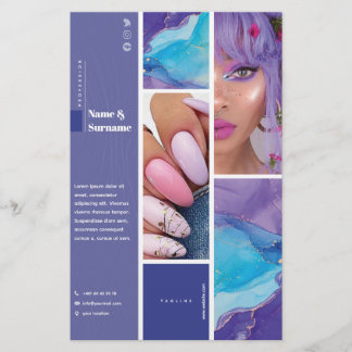 Flyer 14 cm x 21,6 cm Beauté & Nail art