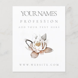 FLYER: AFFÄRSFRÄMJANDE: VITE LOTUS FLYGBLAD