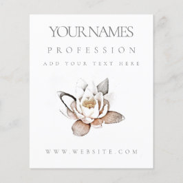 FLYER: AFFÄRSFRÄMJANDE: VITE LOTUS FLYGBLAD