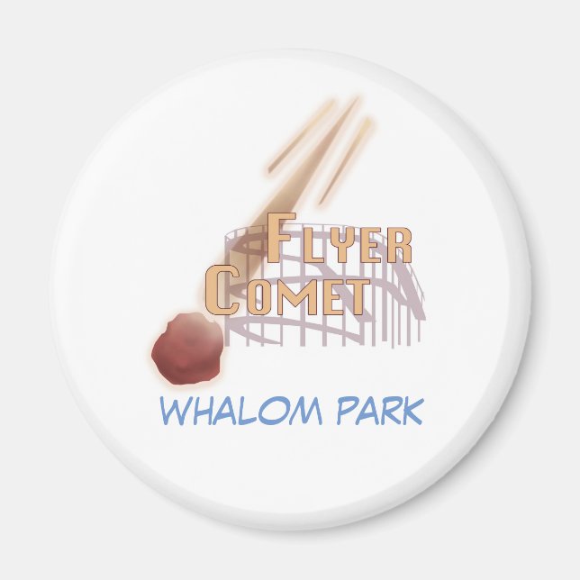 Flyer Comet Whalom Park Magnet (Framsidan)