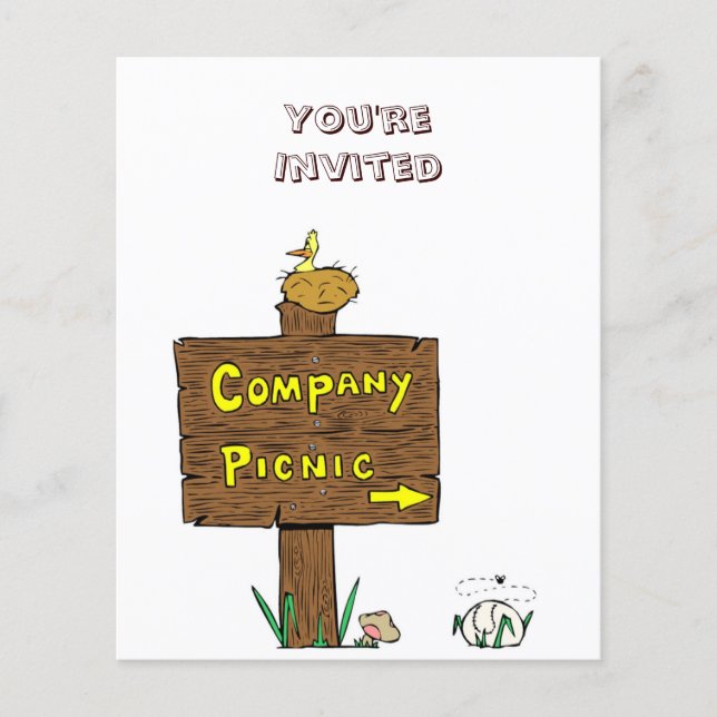 Flyer Corporate Company Picnic (Framsidan)