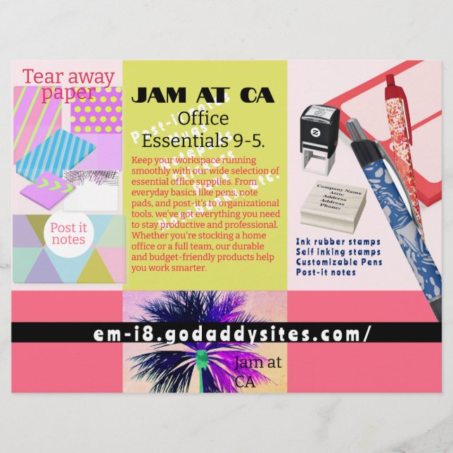 Flyer-exempel Reklamblad (Framsidan)