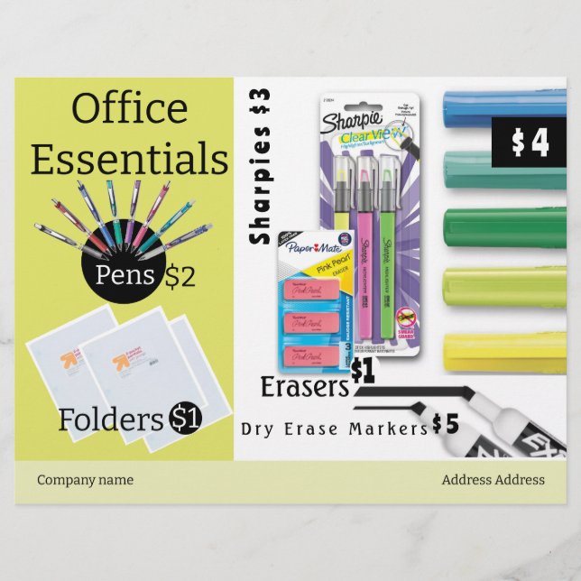 Flyer-exempel Reklamblad (Framsidan)