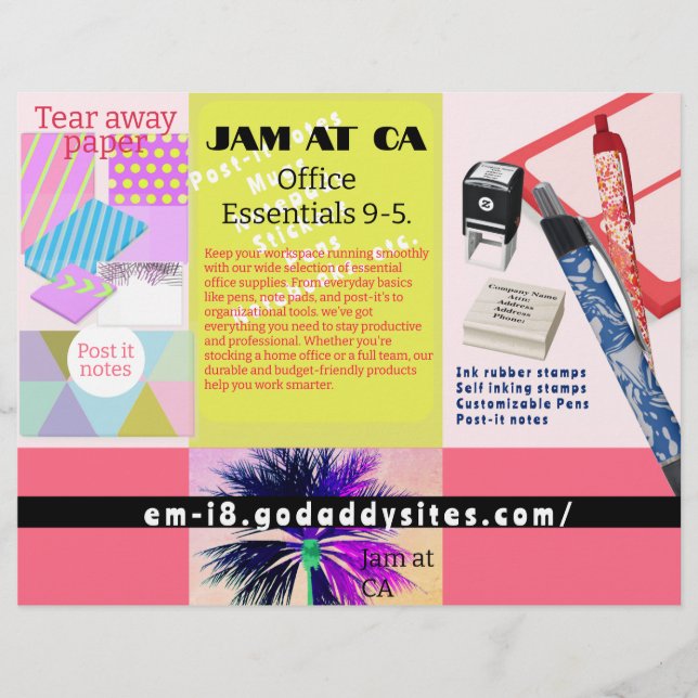 Flyer-exempel Reklamblad (Framsidan)