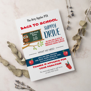FLYER FLYER (Supply Drive Fundraiser) Inbjudningar