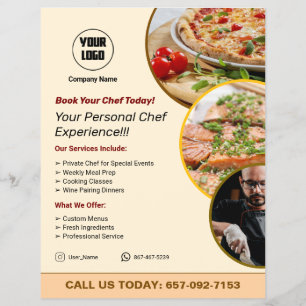 Flyer för Anpassningsbar för privata Chef-tjänster