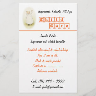 Flyer för barnbarnbarnvakt