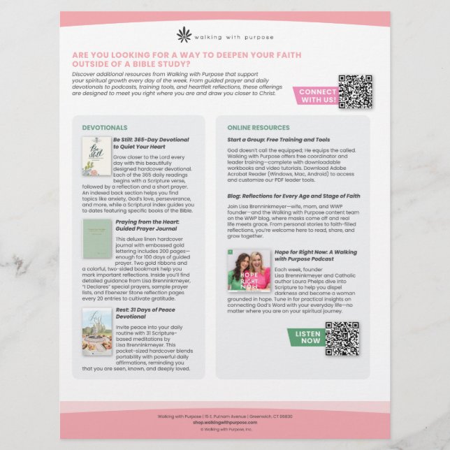Flyer för demilitariseringsresurser och Online (Framsidan)