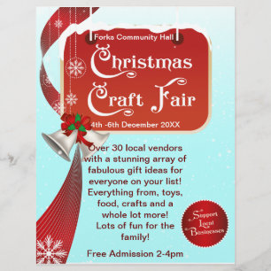 Flyer för fair Business under julklapp