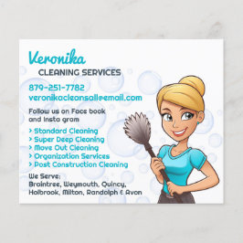 Flyer för Maid Städning Services