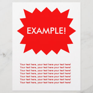 Flyer-mall: Attention Grabber: Red Explosion! Reklamblad