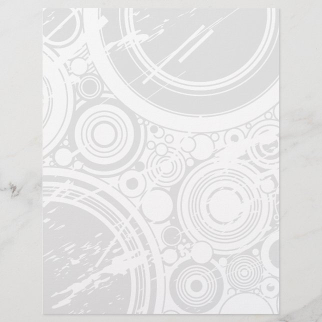 Flyer-mall: Grunge Circles: Vector Art Reklamblad (Framsidan)