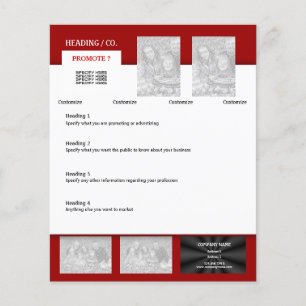 Flyer-mall - skapa din egen 4.5"x5.6" flygblad