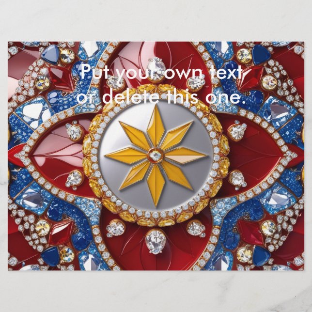 Flyer med colombiansk Färg design (Framsidan)