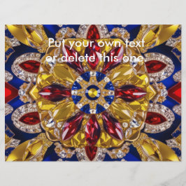 Flyer med Colombias Färg Design