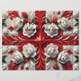 Flyer med engelska Ro Design