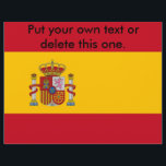 Flyer med Flagga av Spanien<br><div class="desc">Befordra ert budskap effektivt med vår öga-fångstflygare med flagga Spanien! Det är designat att uppmärksamma den spanska kulturen. Det djärva färg i den spanska flagga skapar en slående synbakgrund, skapar perfekt för reklamevenemang, säljfrämjande åtgärder eller information som är relevant för den spanska befolkningsgruppen. Oavsett om du organiserar en kulturfestival, ett...</div>