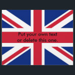 Flyer med Flagga från Förenade kungariket<br><div class="desc">Flyer med Flagga från Förenade kungariket. Den här produkten har sitt anpassade.</div>