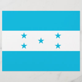 Flyer med Flagga Honduras
