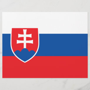 Flyer med Flagga i Slovakien