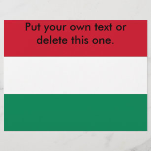 Flyer med Flagga i Ungern