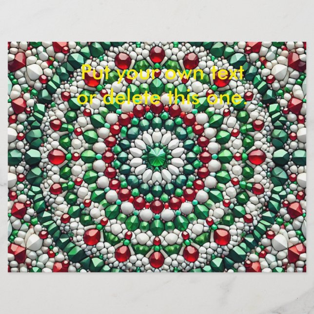 Flyer med italiensk Färg-design (Framsidan)