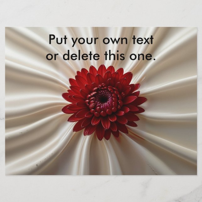 Flyer med japanase Färg Design (Framsidan)