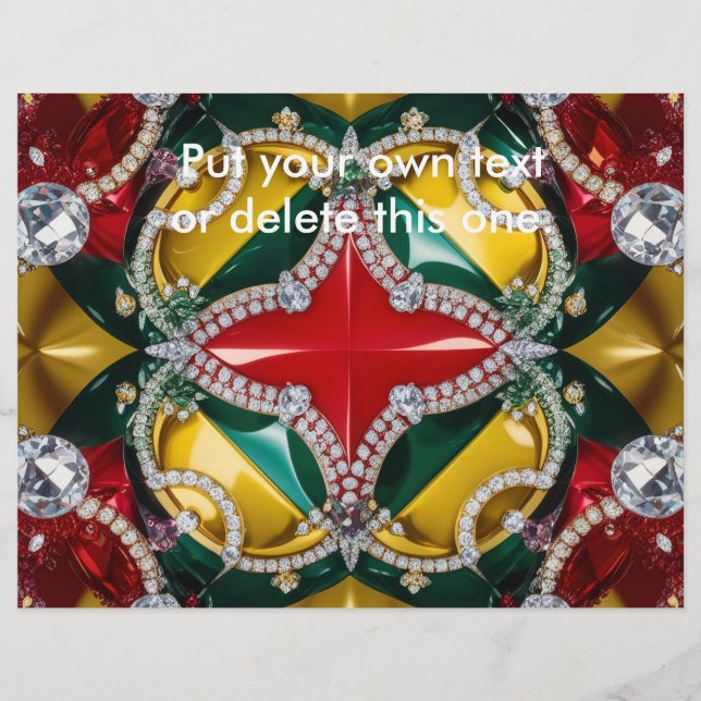 Flyer med Los Angeles Färg Design (Framsidan)