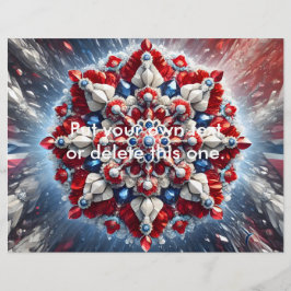 Flyer med norska Färg design