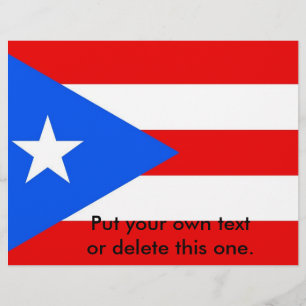 Flyer med Puerto Rico, USA