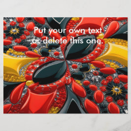 Flyer med Tyskland Färg-design