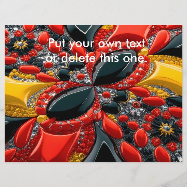 Flyer med Tyskland Färg-design (Framsidan)