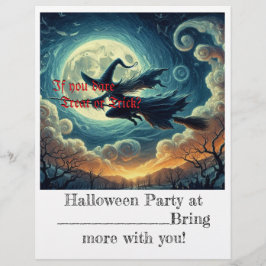 Flyer på Halloween