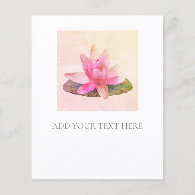 FLYER : ROSA LOTUS (Framsidan)