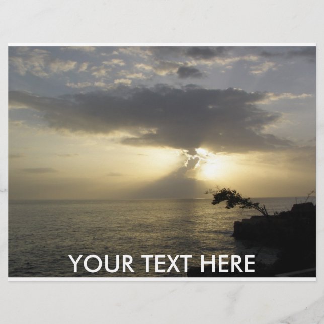 Flyer:Solnedgång Reklamblad (Framsidan)