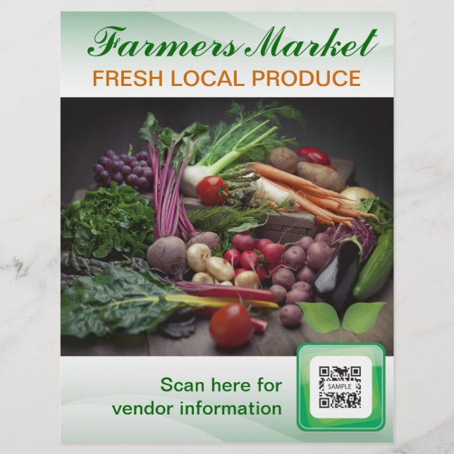Flyer Template Farmers Market (Framsidan)