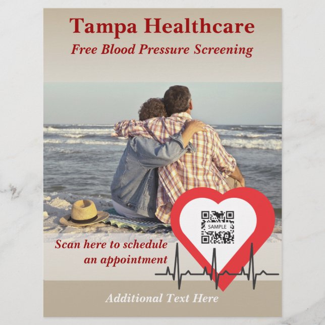 Flyer Template Heart Health (Framsidan)