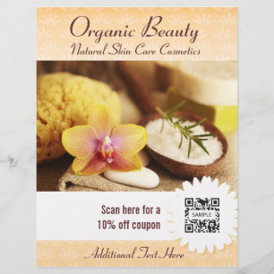 Flyer Template Organic Beauty